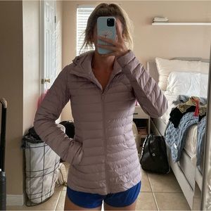 Lululemon dusty pink down jacket